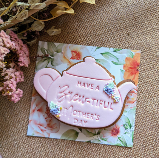 Have a brew-tiful Mother's Day Single cookie